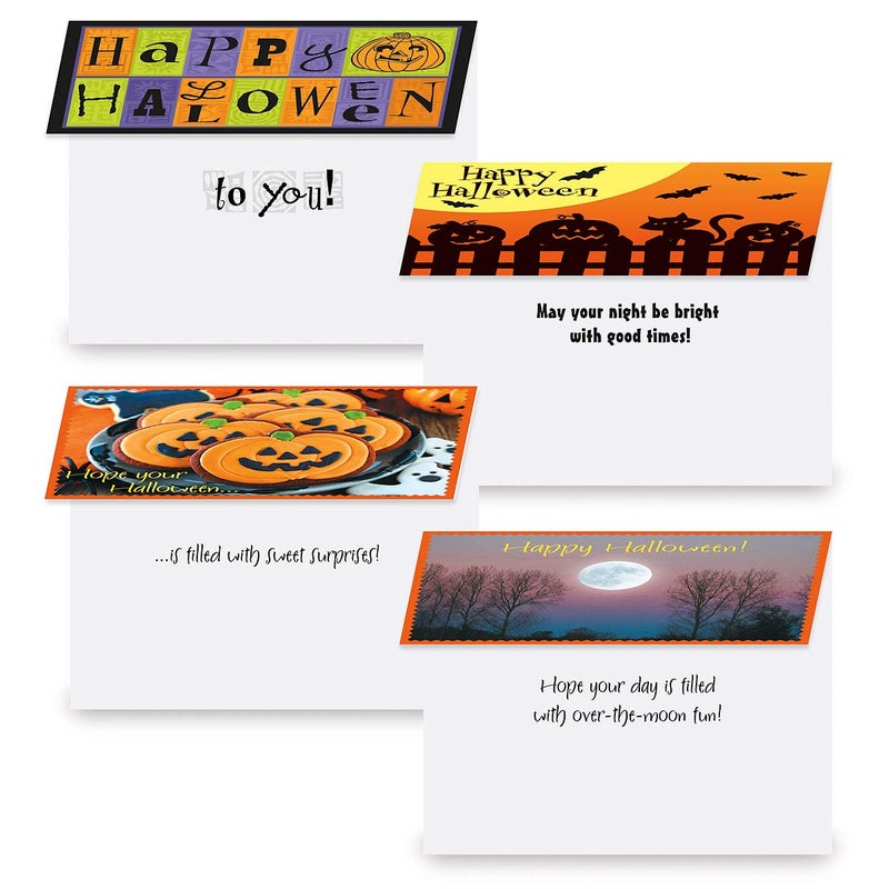Current Halloween Greeting Cards Set - Themed Holiday Card Variety Value Pack, Set of 12 Large 5 x 7-Inch Cards, Assortment of 12 Unique Designs, Envelopes Included - Image 3